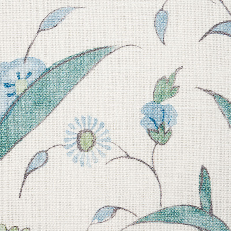 KHILANA-FLORAL-PEACOCK-SCHUMACHER-178331 - Schumacher Tela