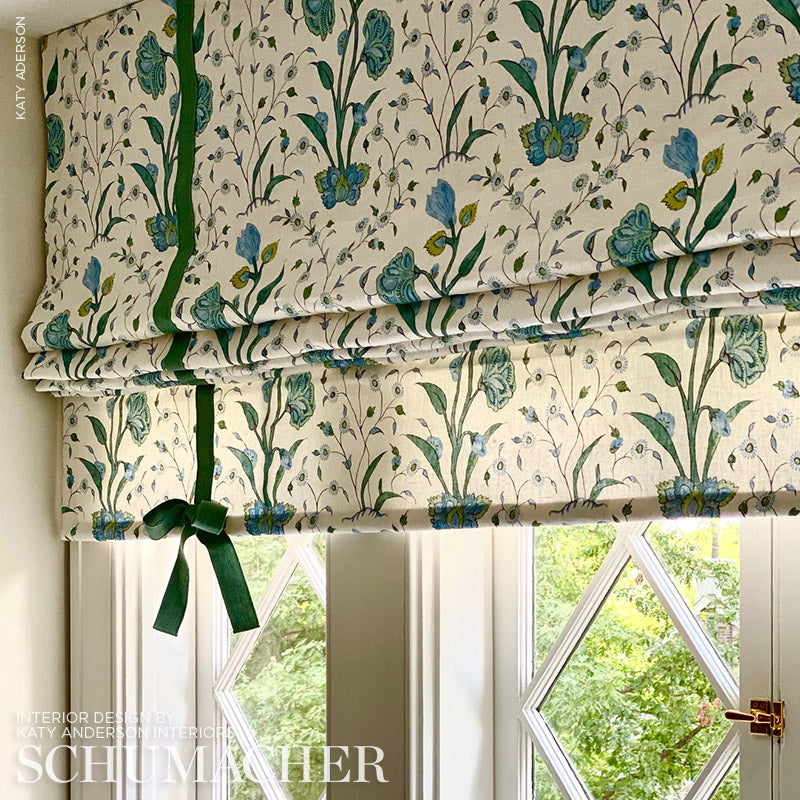 KHILANA-FLORAL-PEACOCK-SCHUMACHER-178331 - Schumacher Tela