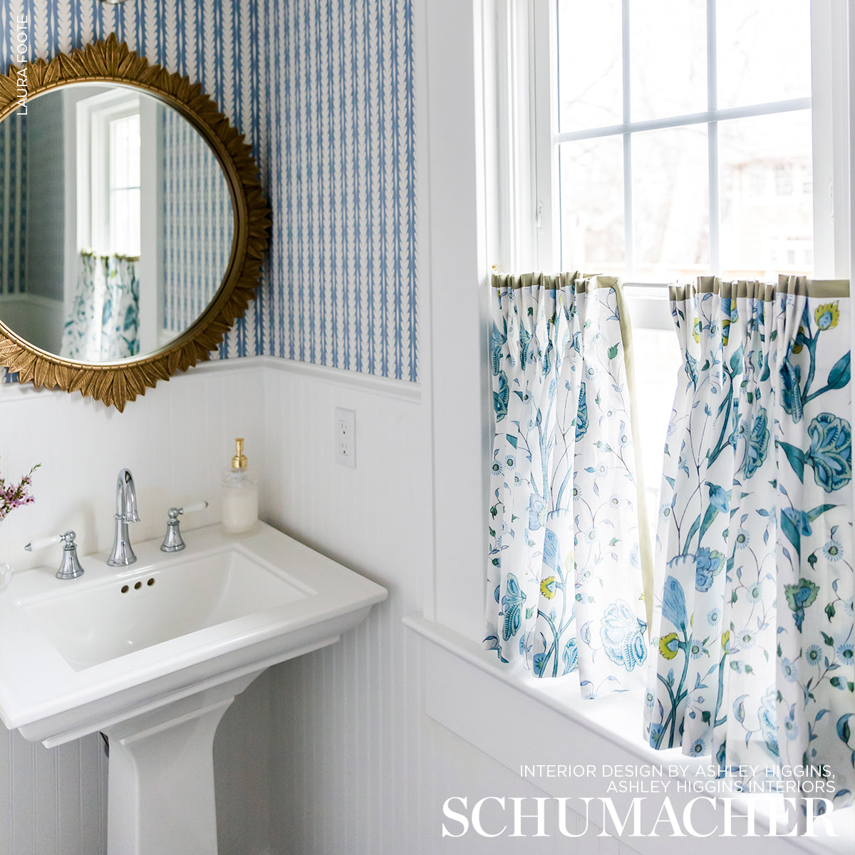 KHILANA-FLORAL-PEACOCK-SCHUMACHER-178331 - Schumacher Tela