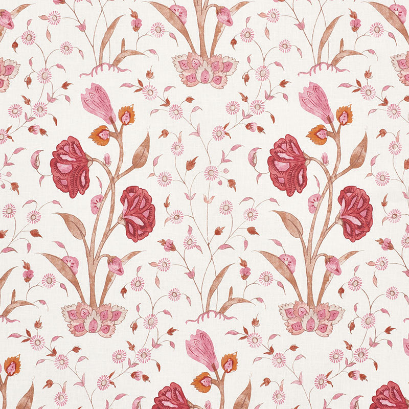 KHILANA-FLORAL-ROSE-SCHUMACHER-178332 - Schumacher Tela