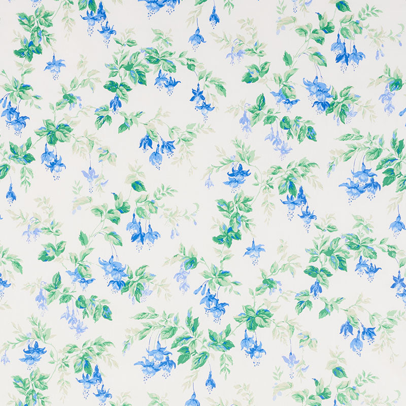 GARDEN-GATE-CHINTZ-COBALT-SCHUMACHER-178680 - Schumacher Fabric