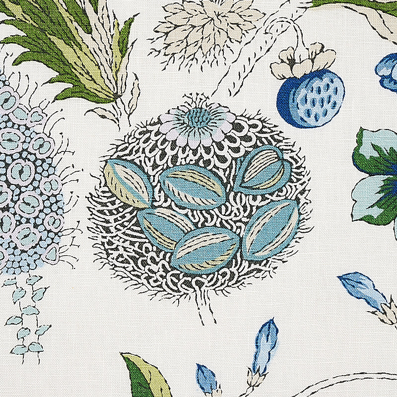 ROCA-REDONDA-BLUE-IVORY-SCHUMACHER-178773 - Schumacher Tela