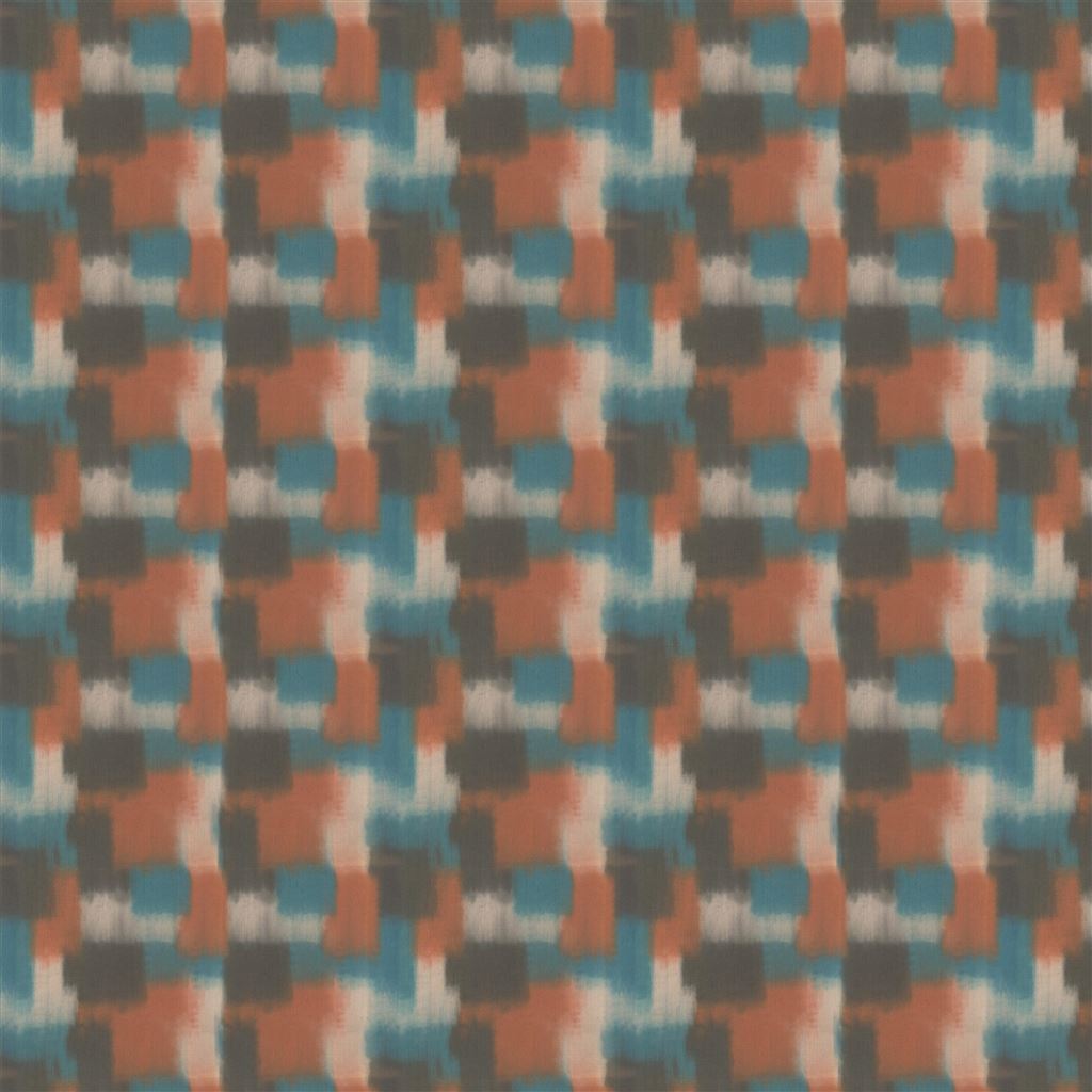 carres-ombres-terracotta-designers-guild-pdg1213-01 - Designers Guild Wallpaper