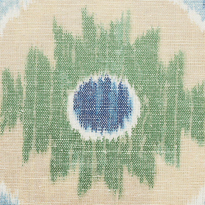 ELIZIA-IKAT-GREEN-BLUE-SCHUMACHER-179051 - Schumacher Tela