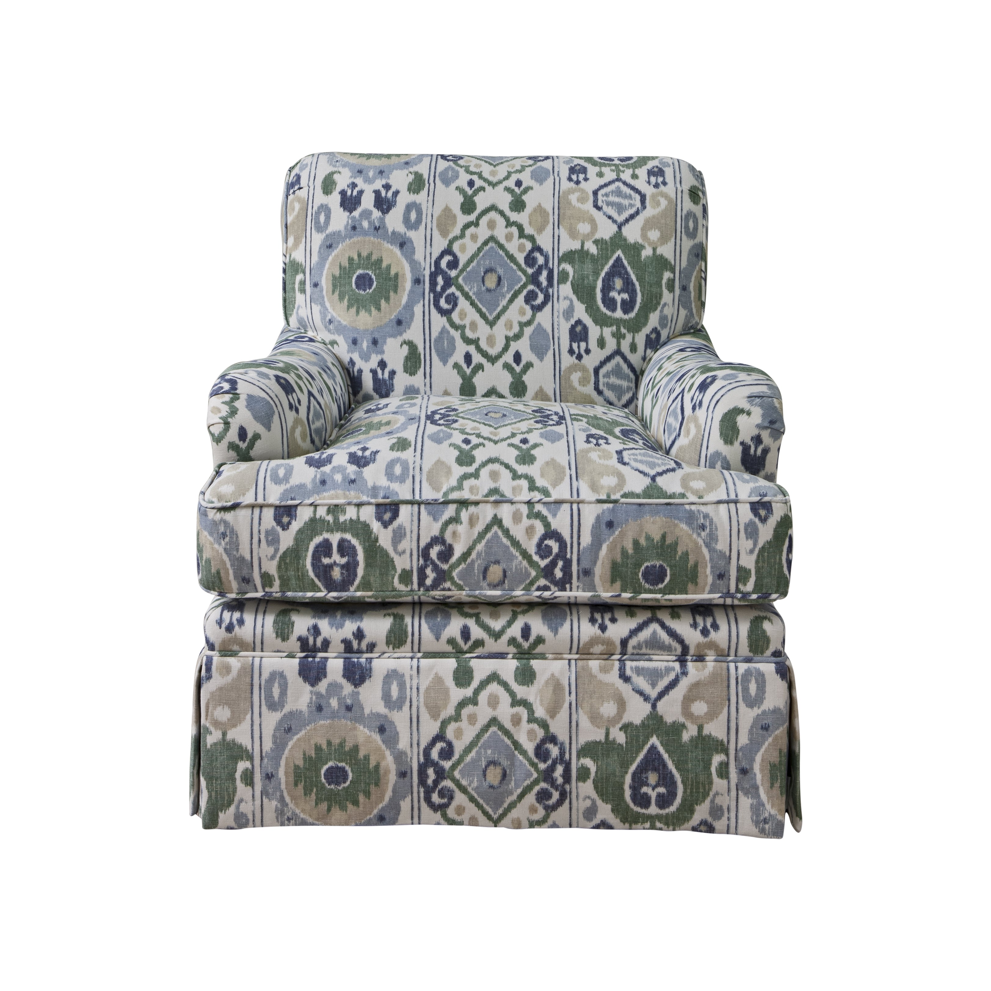 ELIZIA-IKAT-GREEN-BLUE-SCHUMACHER-179051 - Schumacher Tela