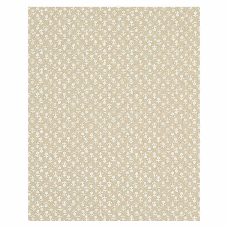 BEATRIZ-HANDPRINT-NATURAL-SCHUMACHER-179352 - Schumacher Fabric