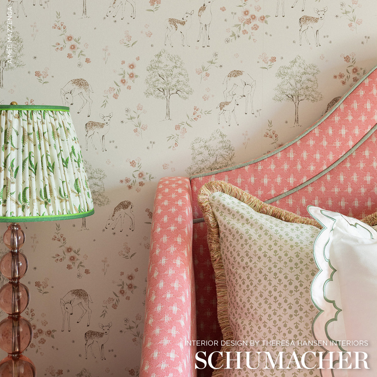 BEATRIZ-HANDPRINT-SAGE-SCHUMACHER-179354 - Schumacher Fabric