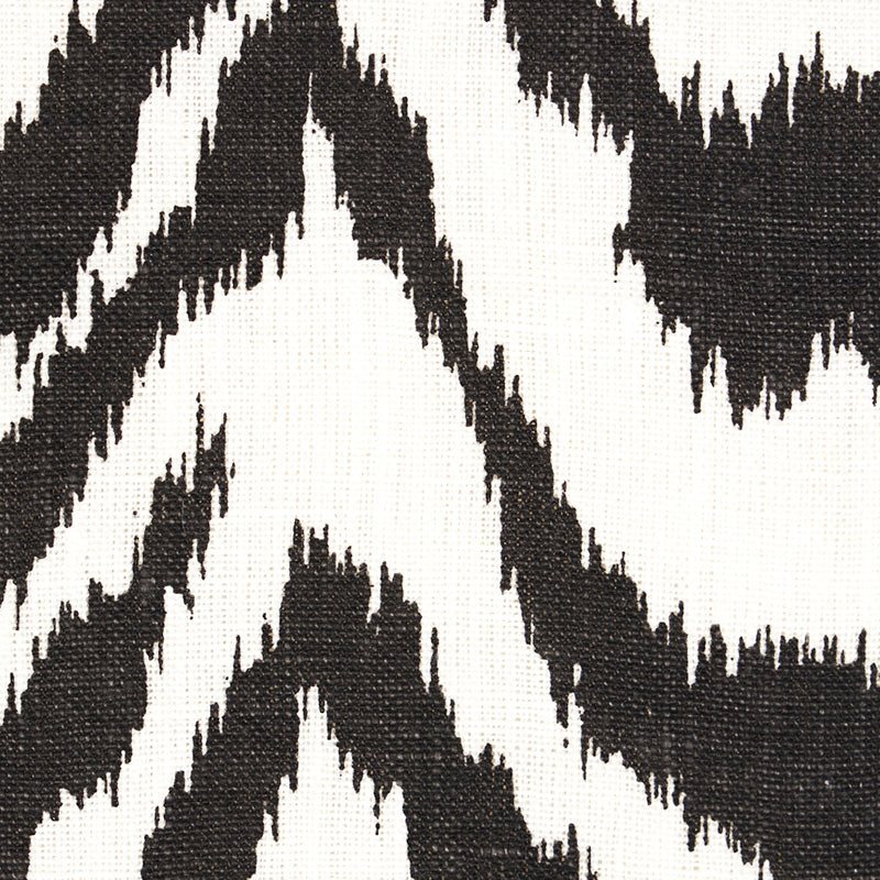 QUINCY-HAND-PRINT-BLACK-SCHUMACHER-179410 - Schumacher Fabric