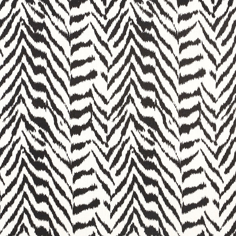 QUINCY-HAND-PRINT-BLACK-SCHUMACHER-179410 - Schumacher Fabric