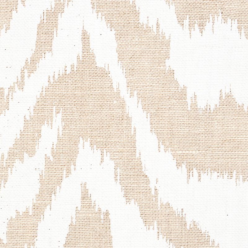 Quincy Hand Print - Natural - Schumacher 179411 Fabric - Schumacher Fabric