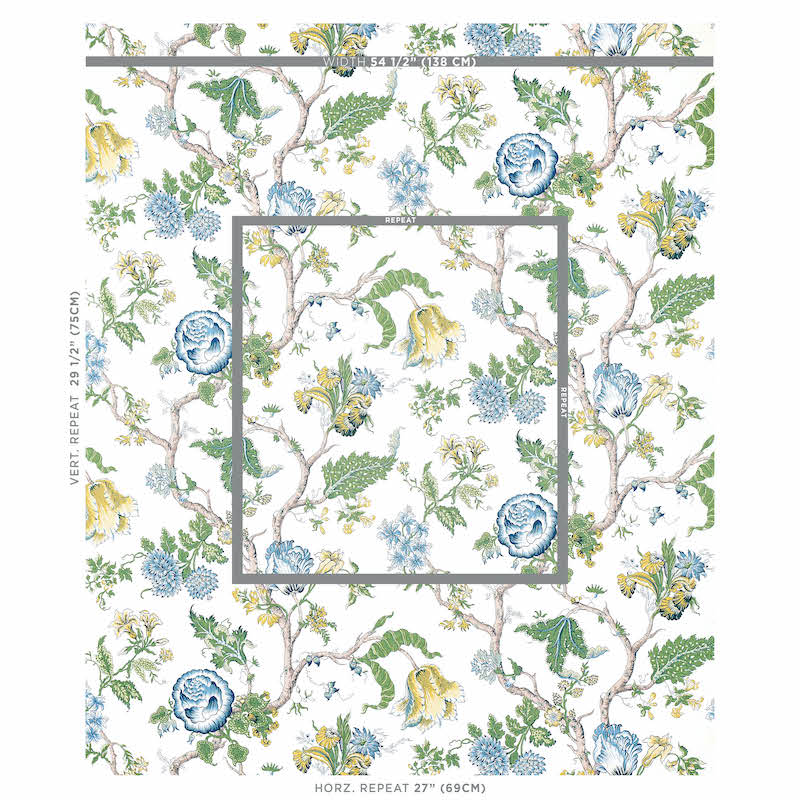 JOSEPHINE-BLUE-SCHUMACHER-179652 - Schumacher Tela