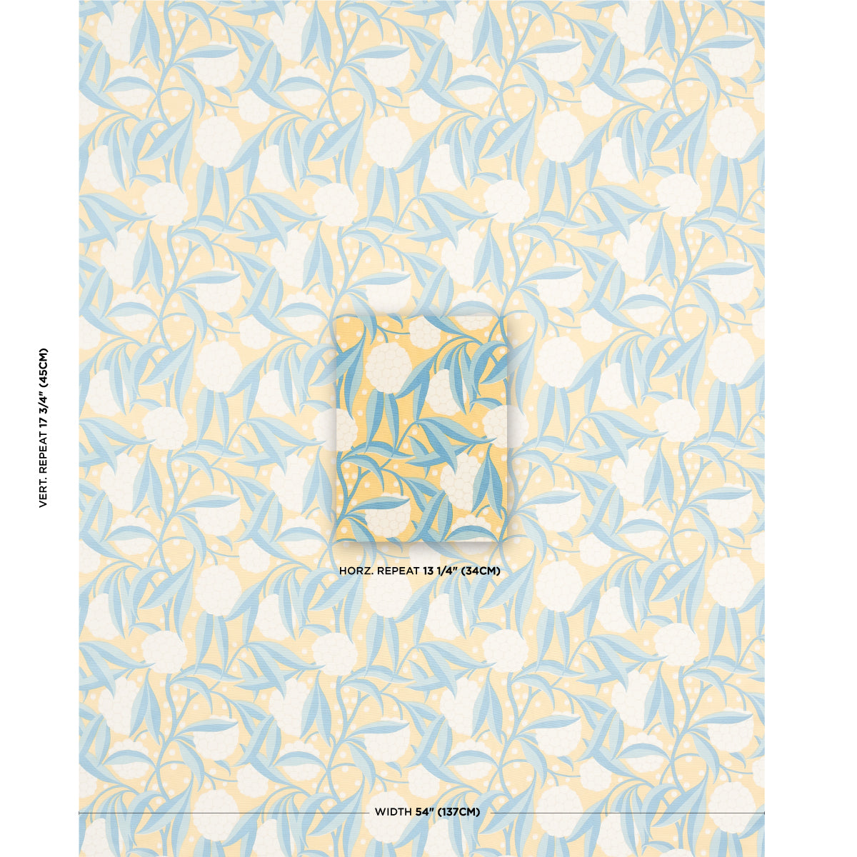 RUBUS-COTTON-LINEN-YELLOW-SCHUMACHER-180072 - Schumacher Fabric