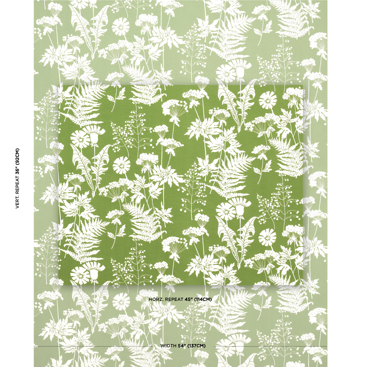 SPRING-FLORAL-INDOOR-OUTDOOR-GREEN-SCHUMACHER-180221 - Schumacher Fabric