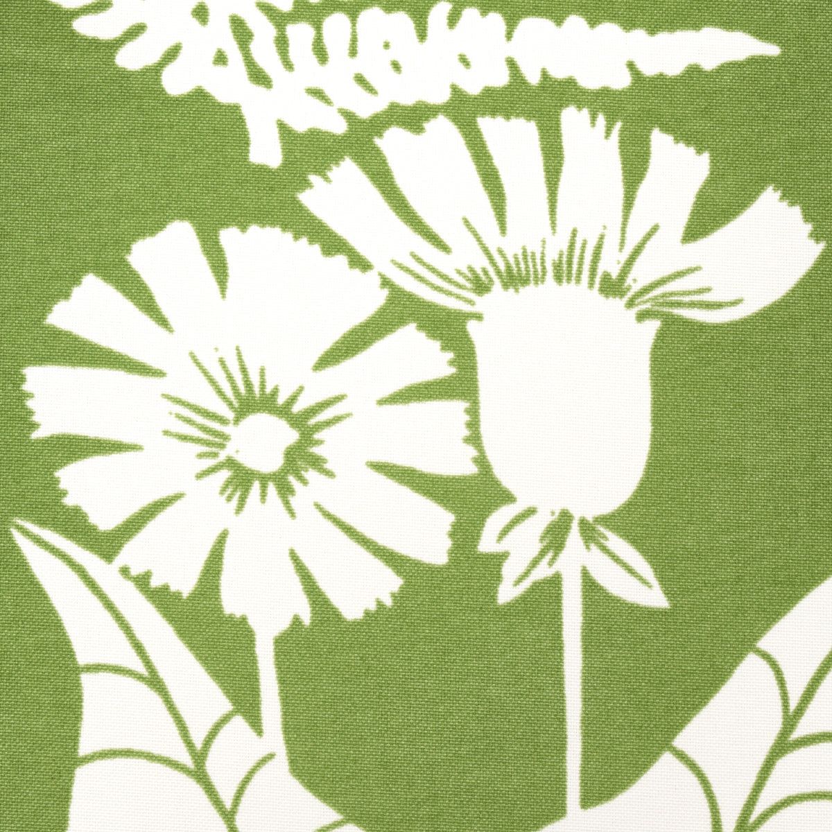 Spring Floral Indoor/Outdoor - Green - Schumacher 180221 Fabric - Schumacher Fabric