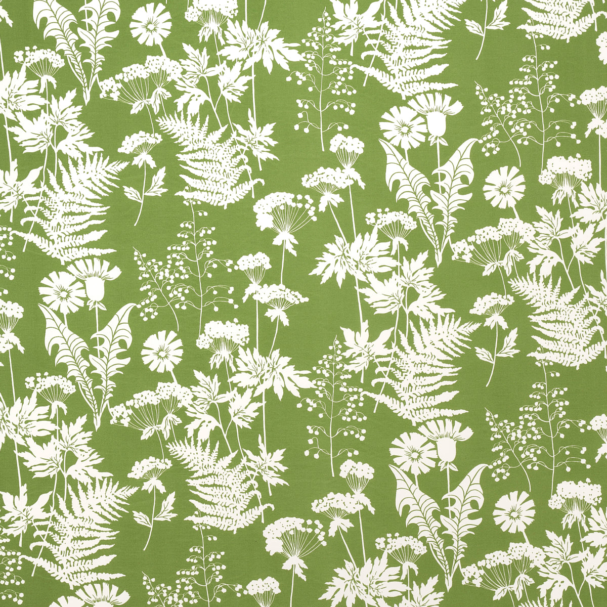 SPRING-FLORAL-INDOOR-OUTDOOR-GREEN-SCHUMACHER-180221 - Schumacher Fabric