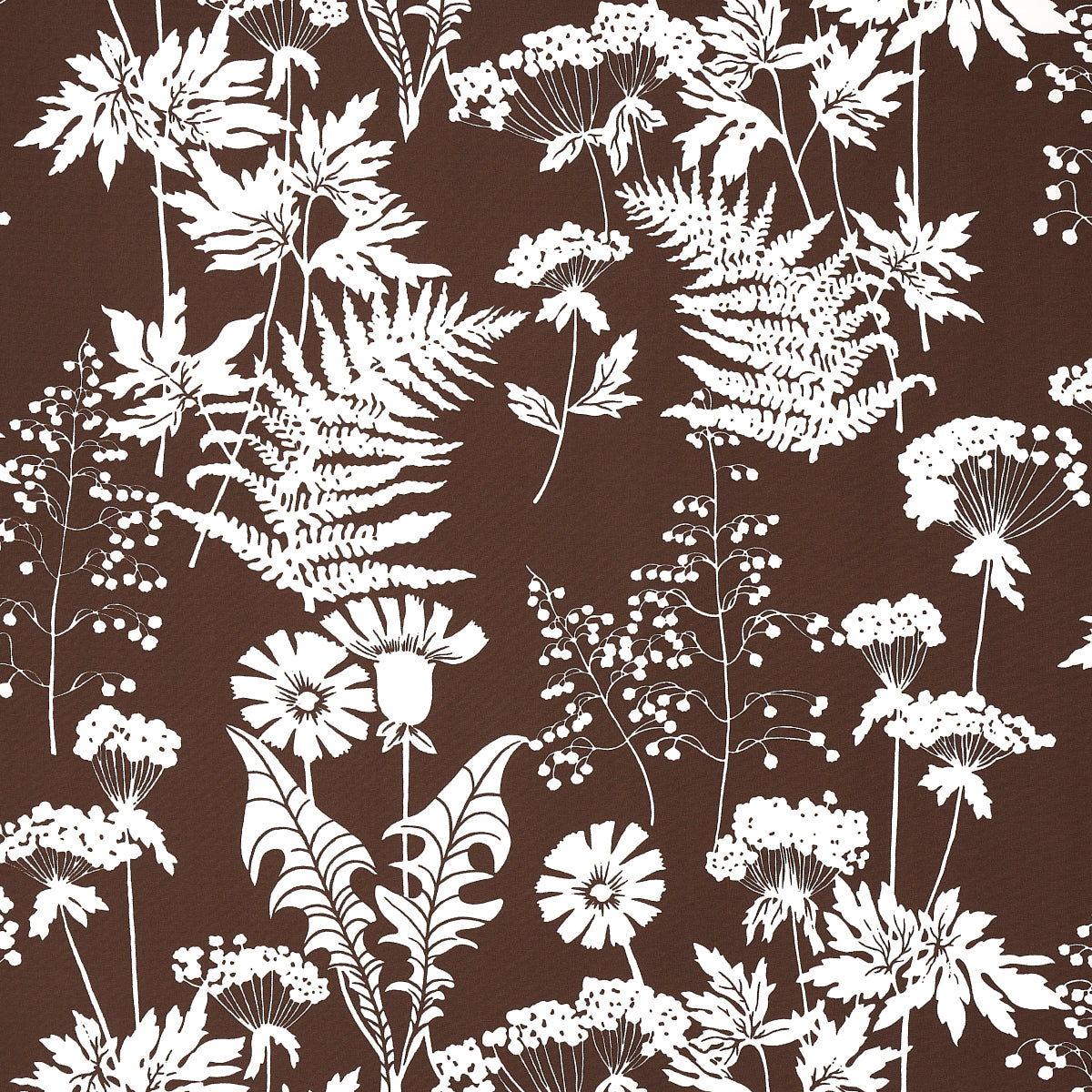 SPRING-FLORAL-INDOOR-OUTDOOR-BROWN-SCHUMACHER-180222 - Schumacher Fabric
