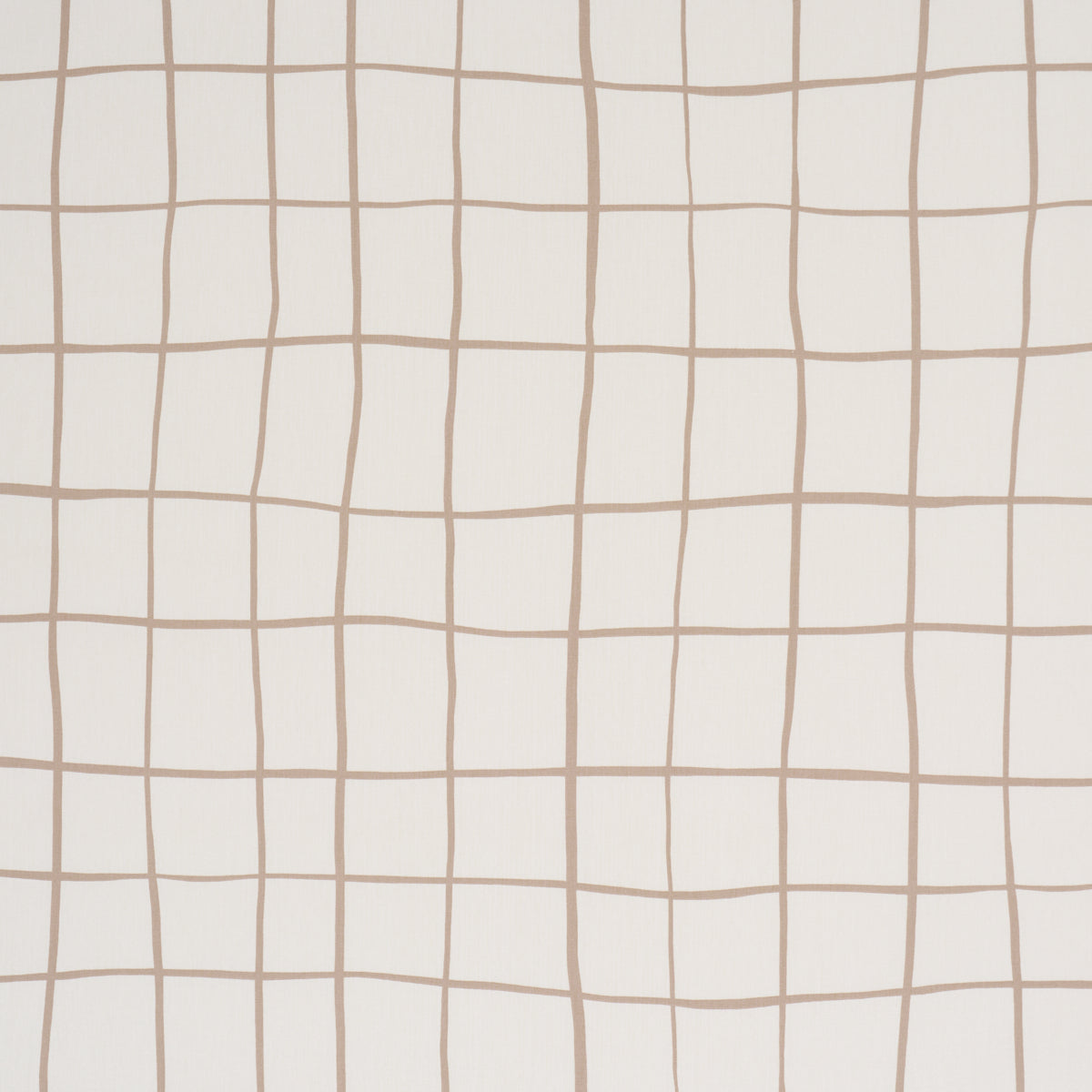 Painterly Windowpane - Neutral - Schumacher 180294 Fabric - Schumacher Fabric
