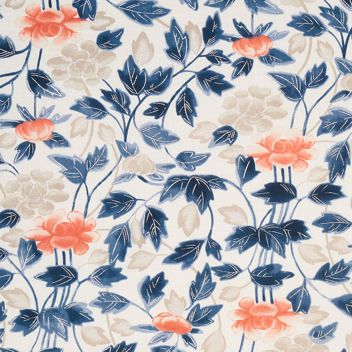 IMARI-BLUE-INK-SCHUMACHER-180340 - Schumacher Fabric