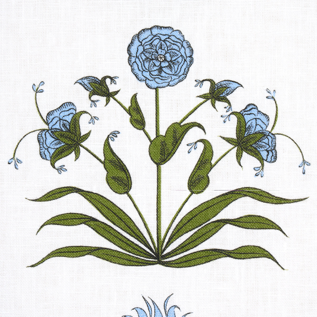 ROYAL-POPPY-STRIPE-SKY-SCHUMACHER-180670 - Schumacher Fabric