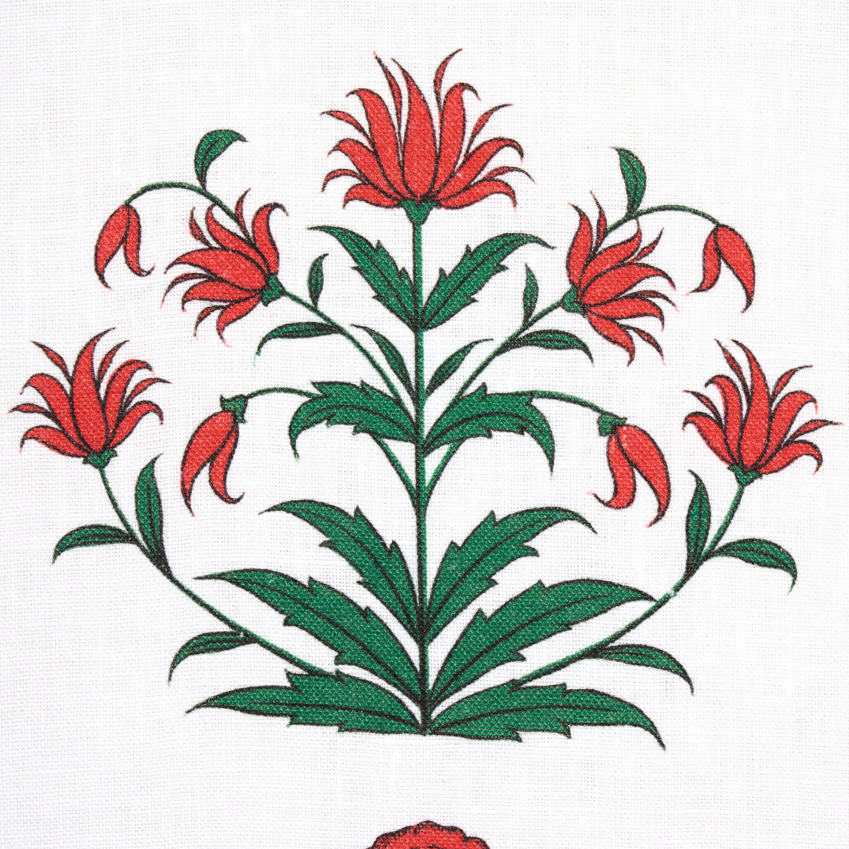 ROYAL-POPPY-STRIPE-RED-SCHUMACHER-180671 - Schumacher Fabric