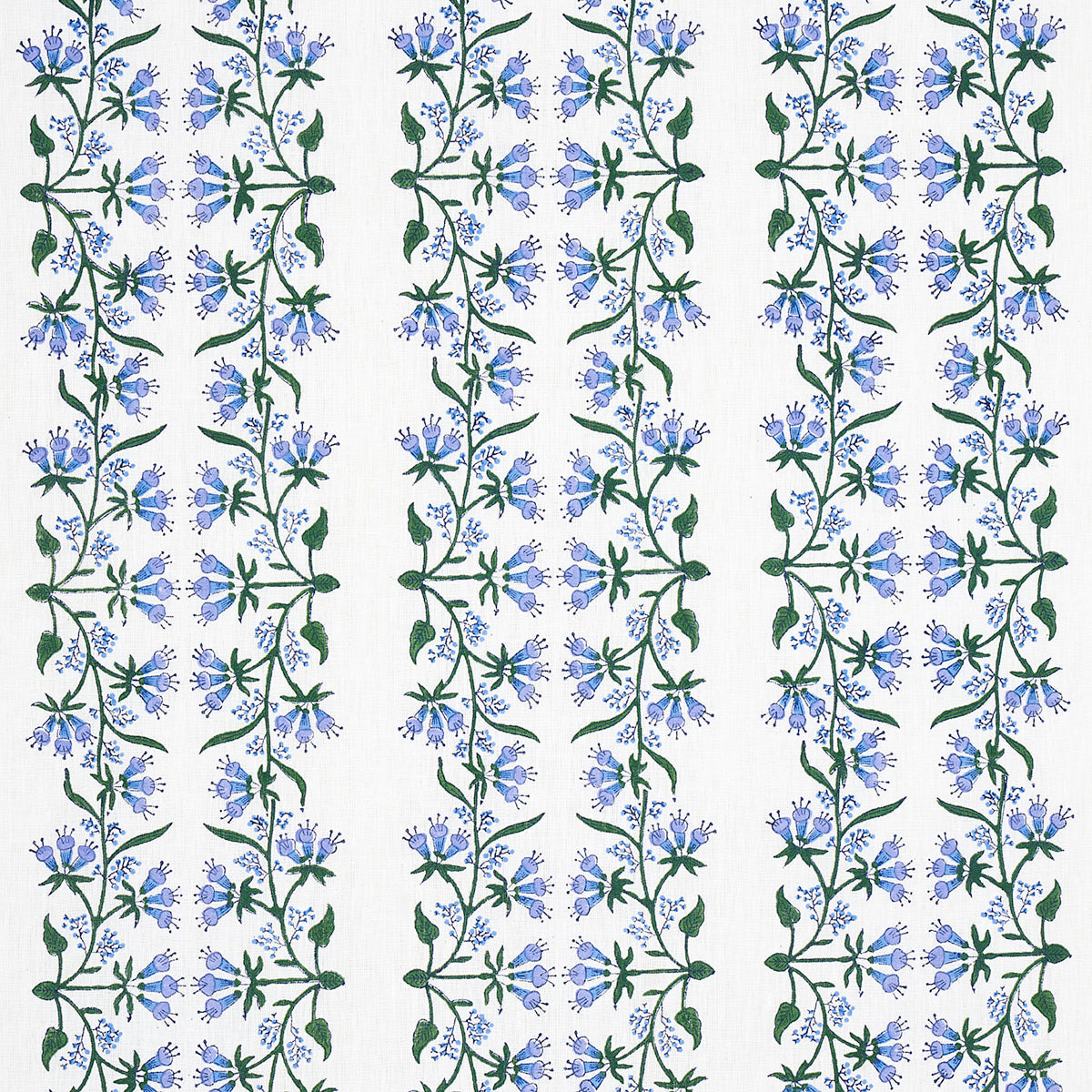 Himalaya Hand Block Print - Lilac - Schumacher 180691 Fabric - Schumacher Fabric