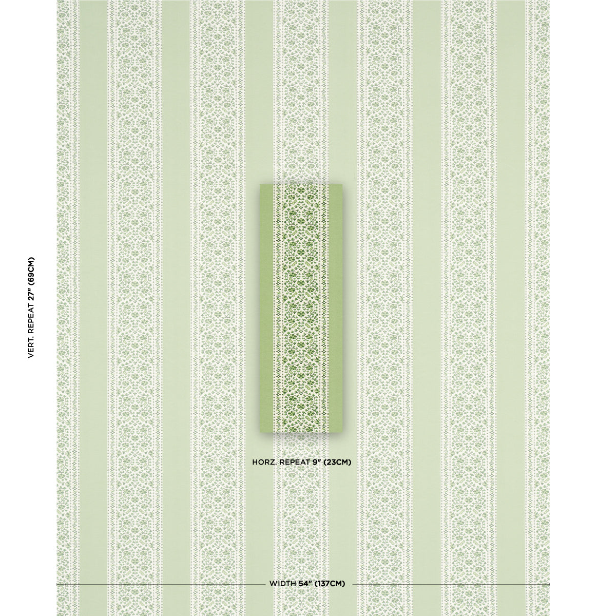 JASMINE-INDOOR-OUTDOOR-LEAF-GREEN-SCHUMACHER-180741 - Schumacher Fabric
