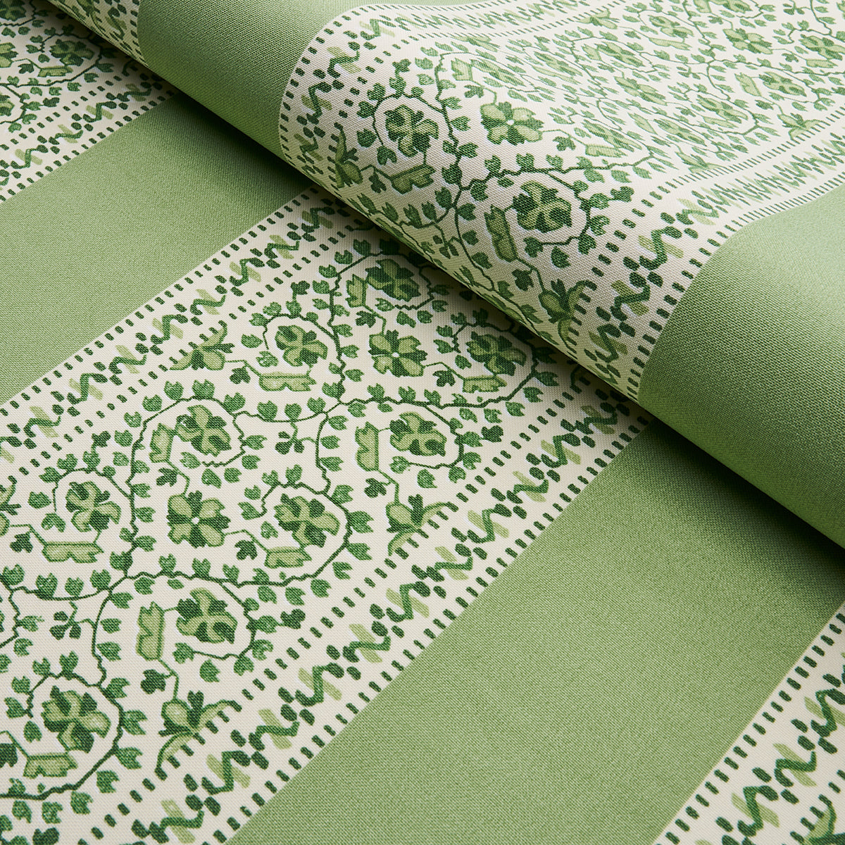 JASMINE-INDOOR-OUTDOOR-LEAF-GREEN-SCHUMACHER-180741 - Schumacher Fabric