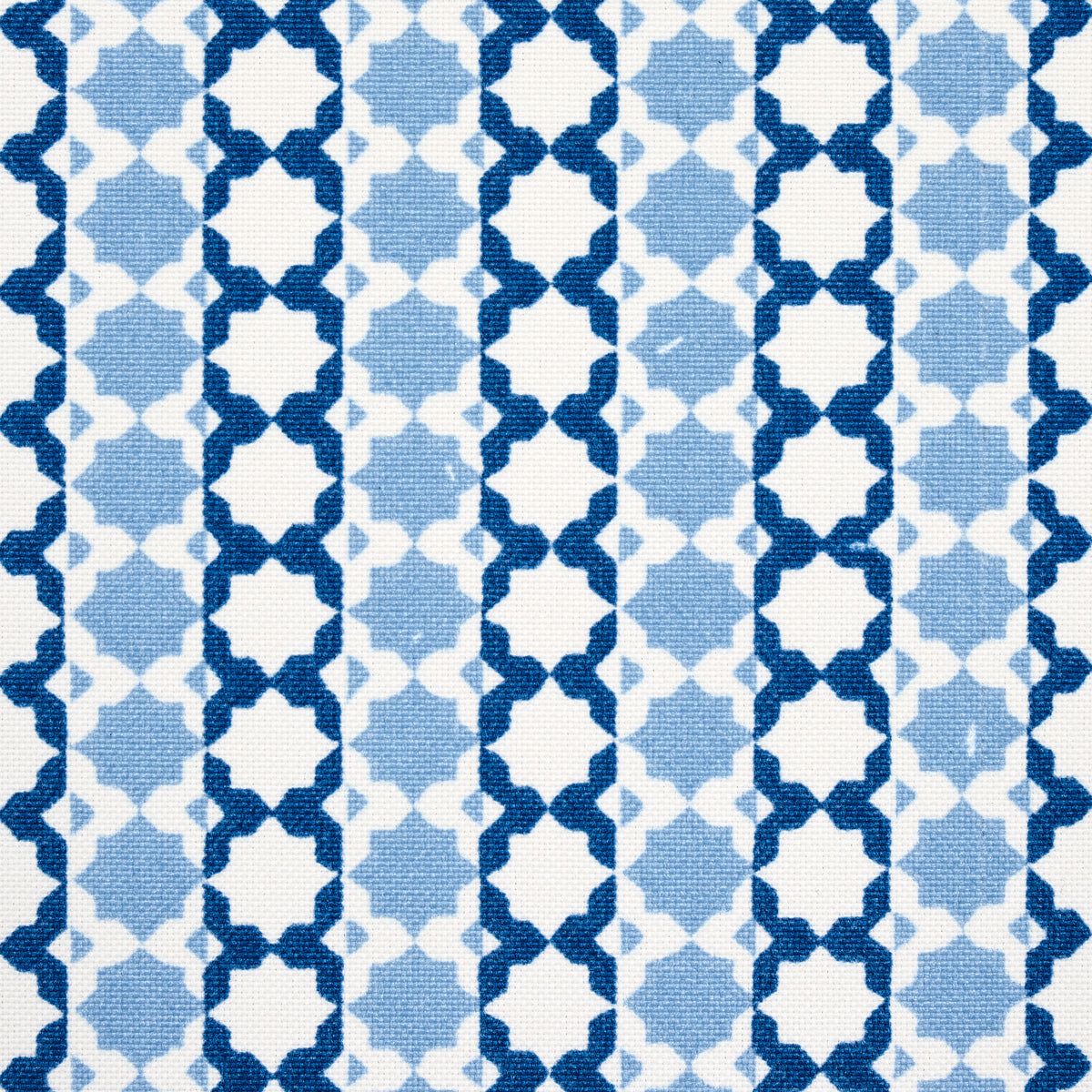 POSY-INDOOR-OUTDOOR-INDIGO-SCHUMACHER-180750 - Schumacher Fabric