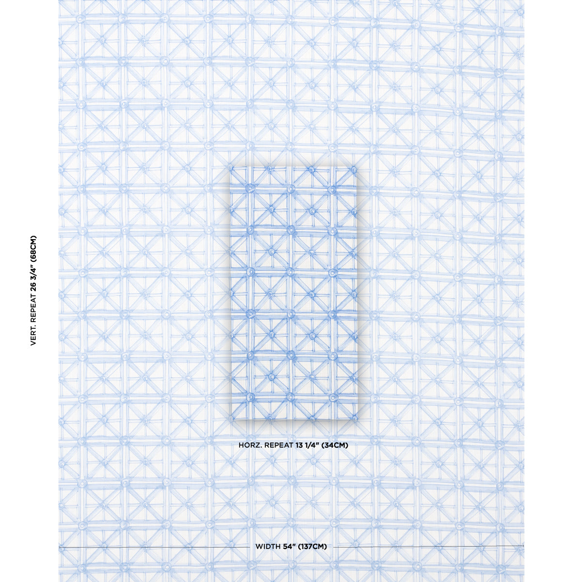 PORTAIL-FRANCAIS-INDOOR-OUTDOOR-SKY-SCHUMACHER-180772 - Schumacher Fabric