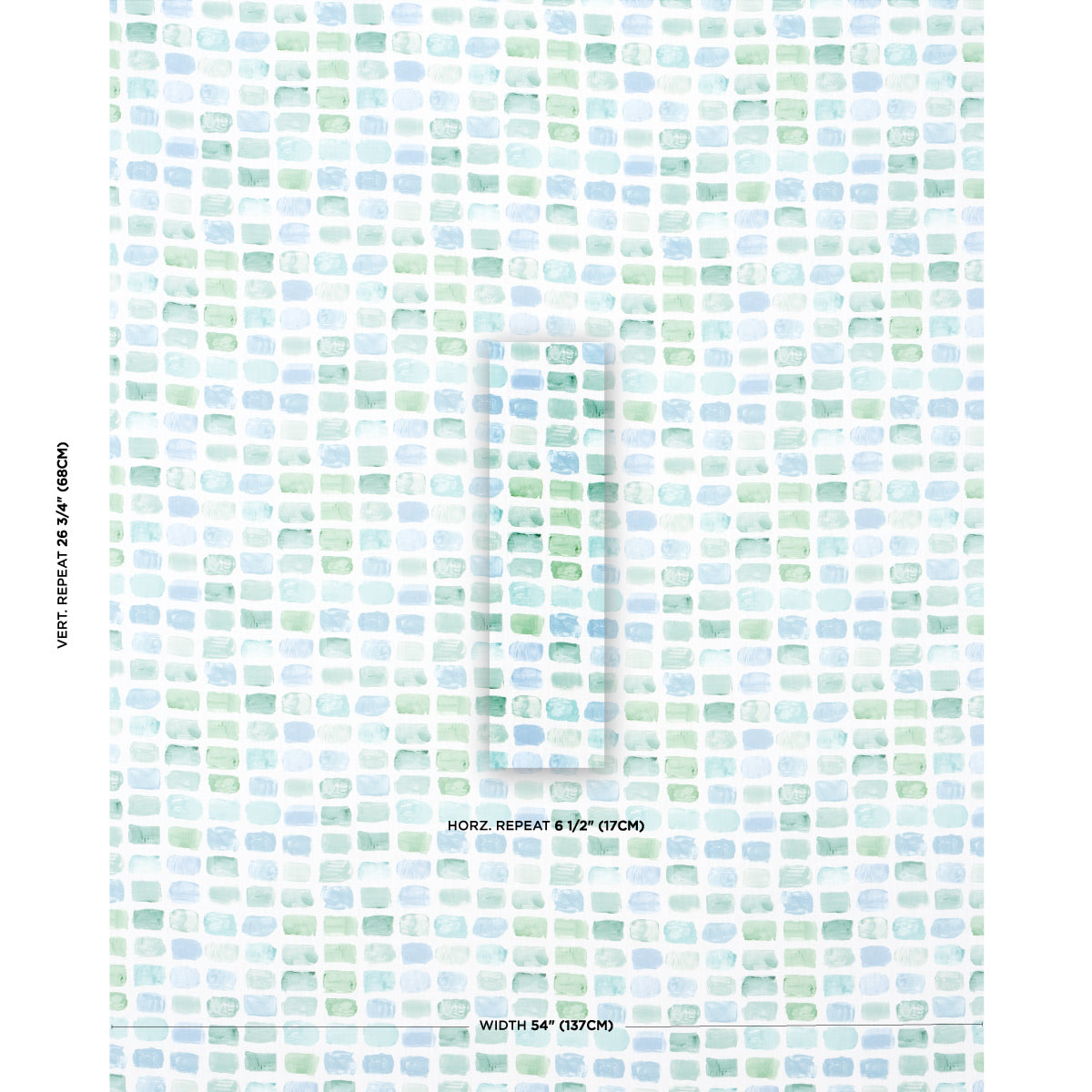 PALETTE-INDOOR-OUTDOOR-SEAGLASS-SCHUMACHER-180781 - Schumacher Fabric