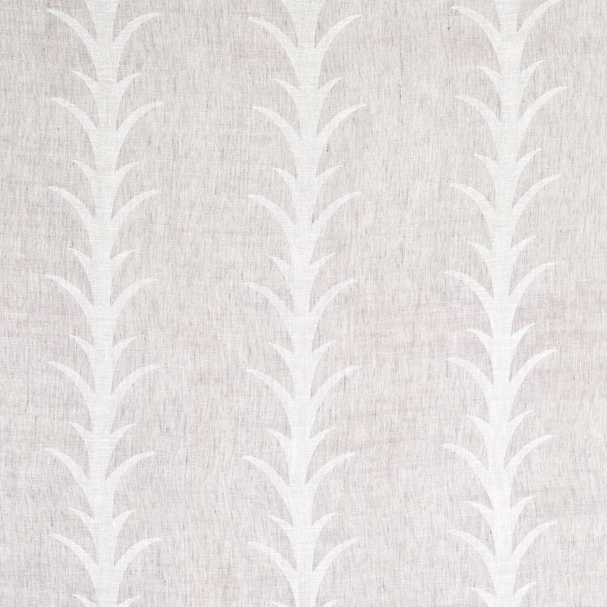 Acanthus Stripe Sheer - Carbon - Schumacher 180801 Fabric - Schumacher Fabric
