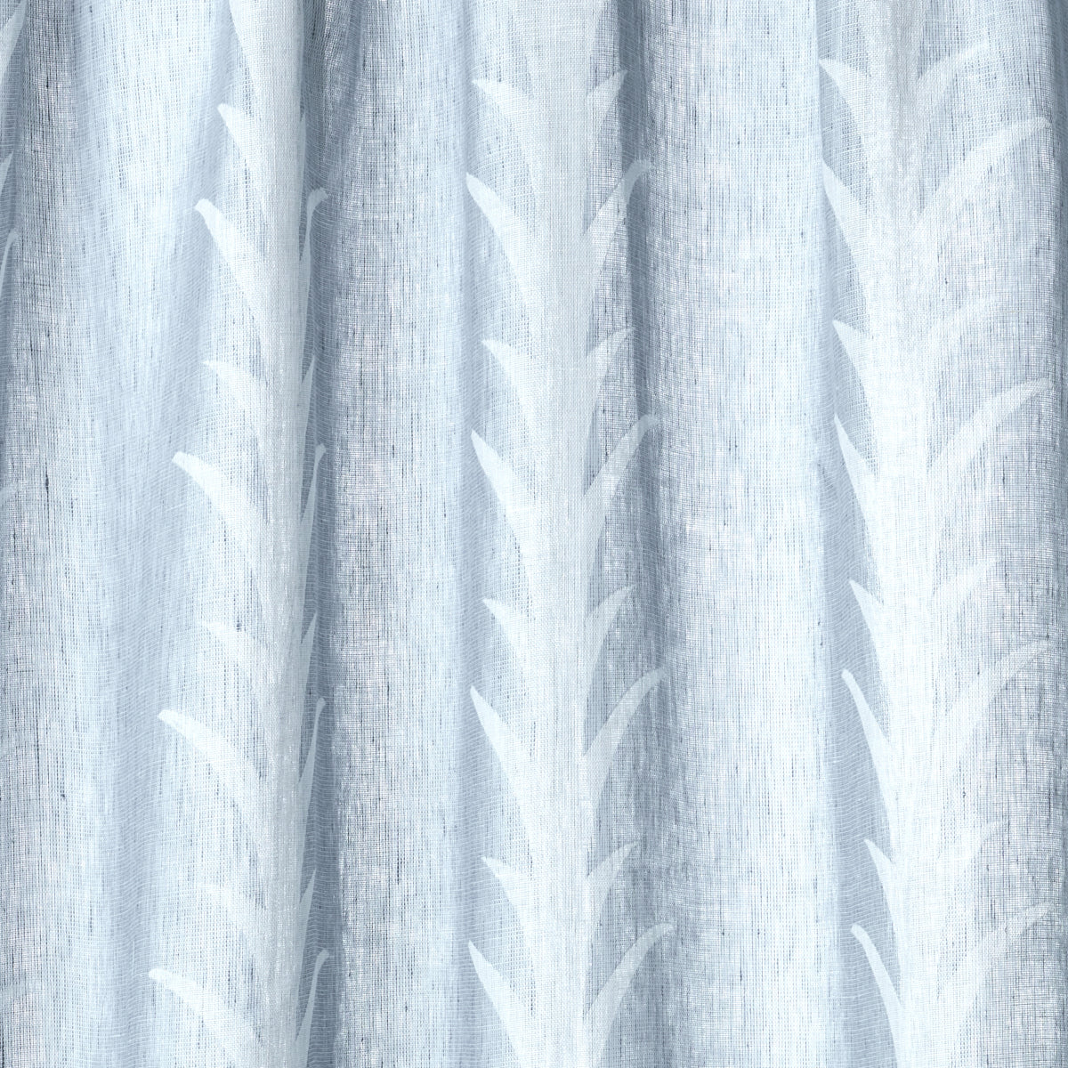 ACANTHUS-STRIPE-SHEER-SLATE-SCHUMACHER-180802 - Schumacher Fabric