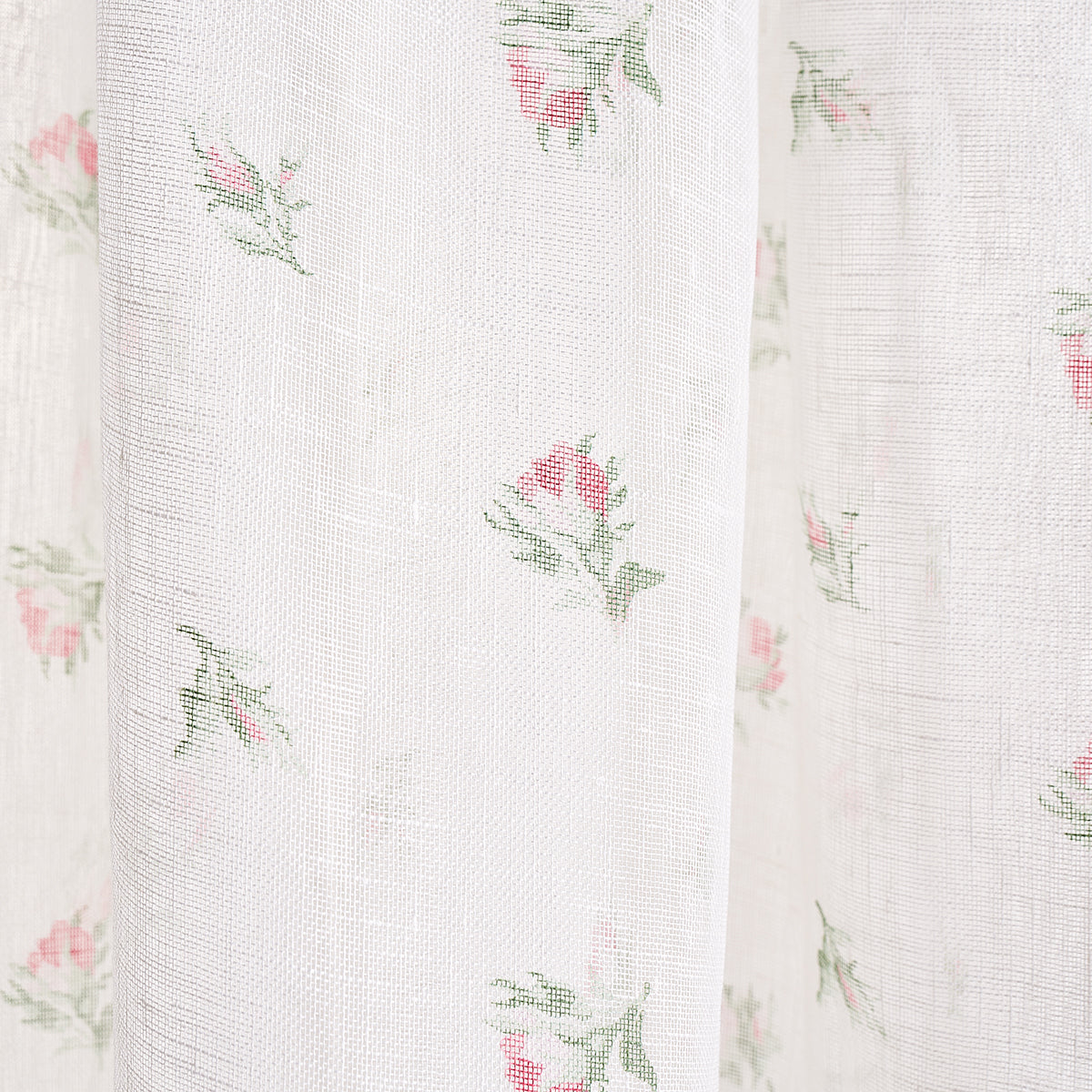 MARGIE-FLORAL-SHEER-ROSE-SCHUMACHER-180830 - Schumacher Fabric