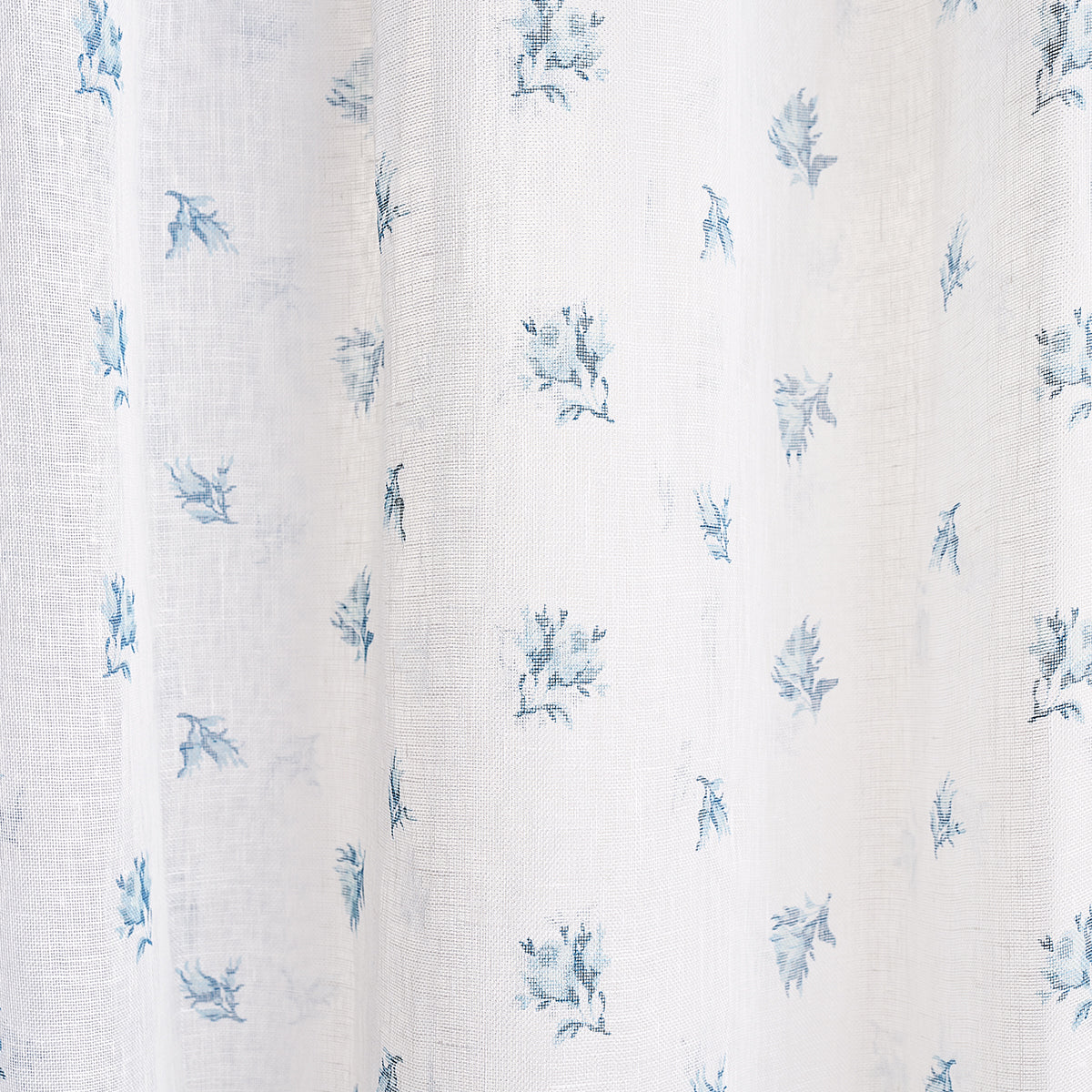 MARGIE-FLORAL-SHEER-SOFT-BLUE-SCHUMACHER-180831 - Schumacher Fabric