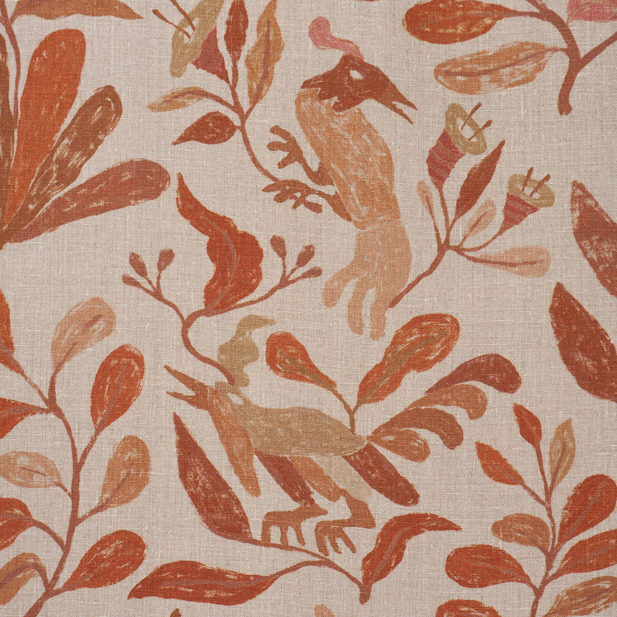 Canopy - Terracotta - Schumacher 180852 Fabric - Schumacher Fabric