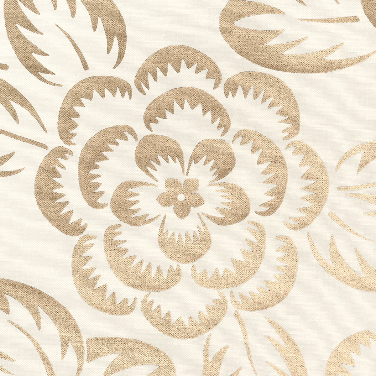 ANGELICA-FLORAL-CHAMPAGNE-IVORY-SCHUMACHER-180870 - Schumacher Fabric