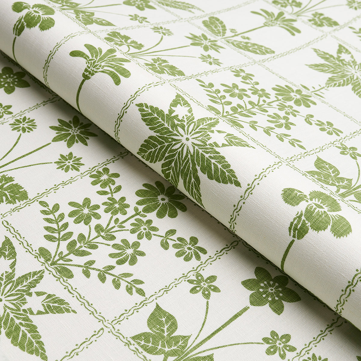 GEORGIA-WILDFLOWERS-LEAF-SCHUMACHER-180890 - Schumacher Fabric