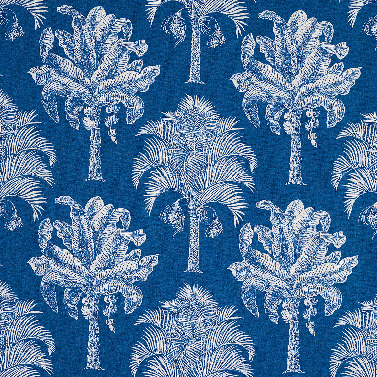 GRAND-PALMS-INDOOR-OUTDOOR-NAVY-SCHUMACHER-180961 - Schumacher Fabric