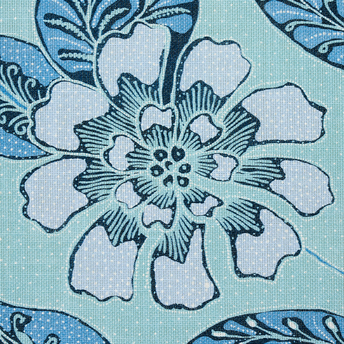 KAVA-CAY-INDOOR-OUTDOOR-BLUES-SCHUMACHER-181001 - Schumacher Fabric