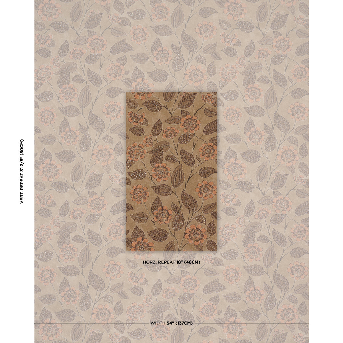 Kava Cay Indoor/outdoor - Brown - Schumacher 181003 Fabric - Schumacher Fabric