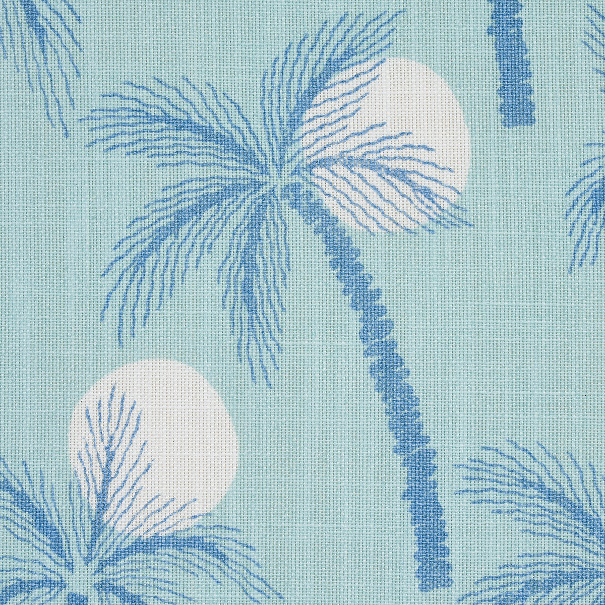 CLARABELLA-PALM-INDOOR-OUTDOOR-POOL-SCHUMACHER-181012 - Schumacher Fabric