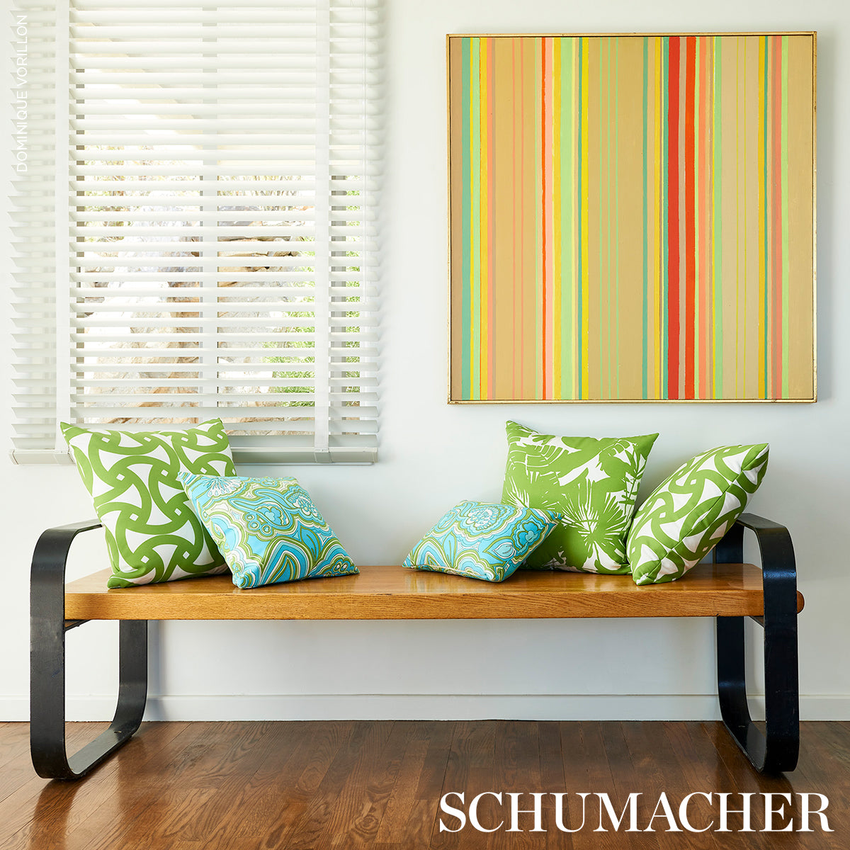 SANTORINI-PRINT-INDOOR-OUTDOOR-FERN-SCHUMACHER-181081 - Schumacher Fabric