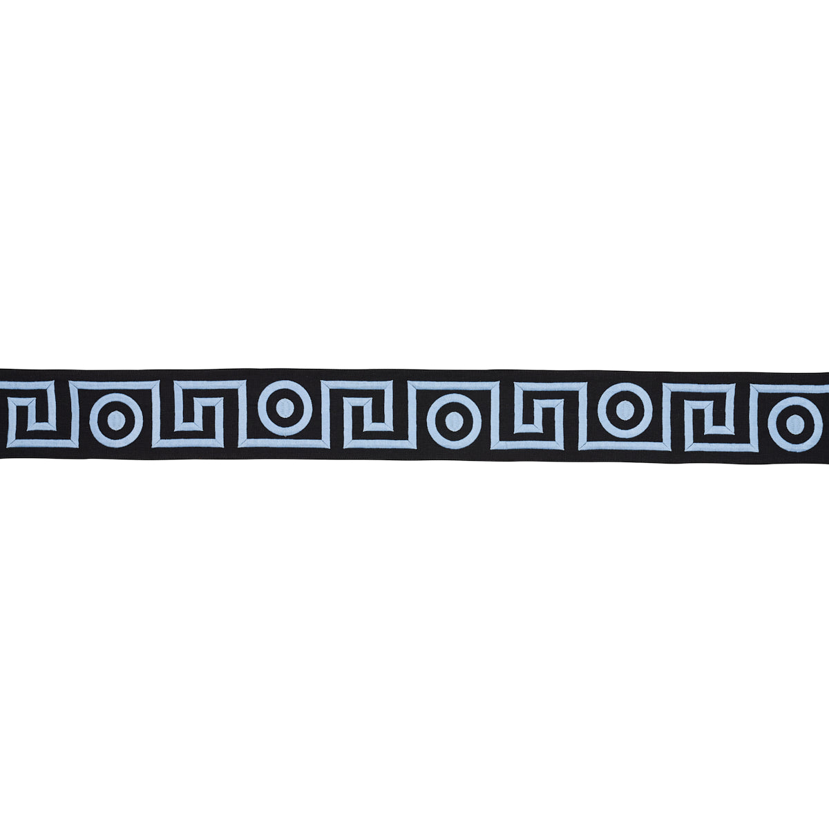 PLATO-TAPE-BLACK-AND-SKY-SCHUMACHER-181254 - Schumacher Trim