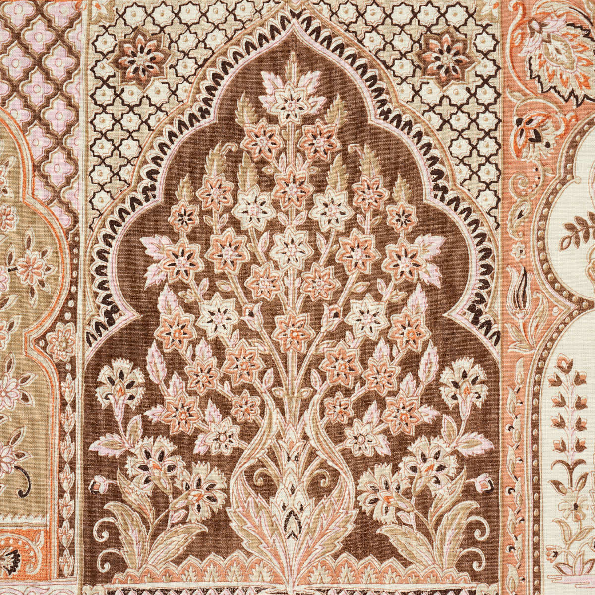 BARRA-PALACE-BROWN-SPICE-SCHUMACHER-181310 - Schumacher Tela
