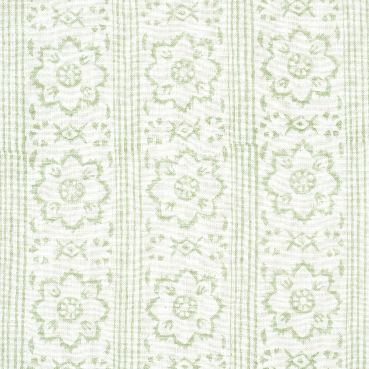 SUNDA-HAND-BLOCKED-PRINT-SAGE-SCHUMACHER-181321 - Schumacher Tela