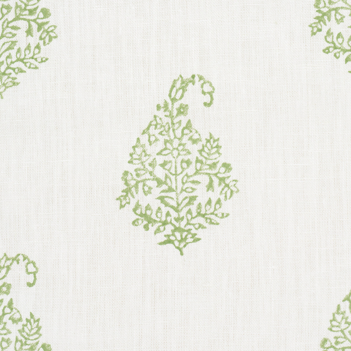 Kerala Paisley - Leaf - Schumacher 181351 Fabric - Schumacher Fabric