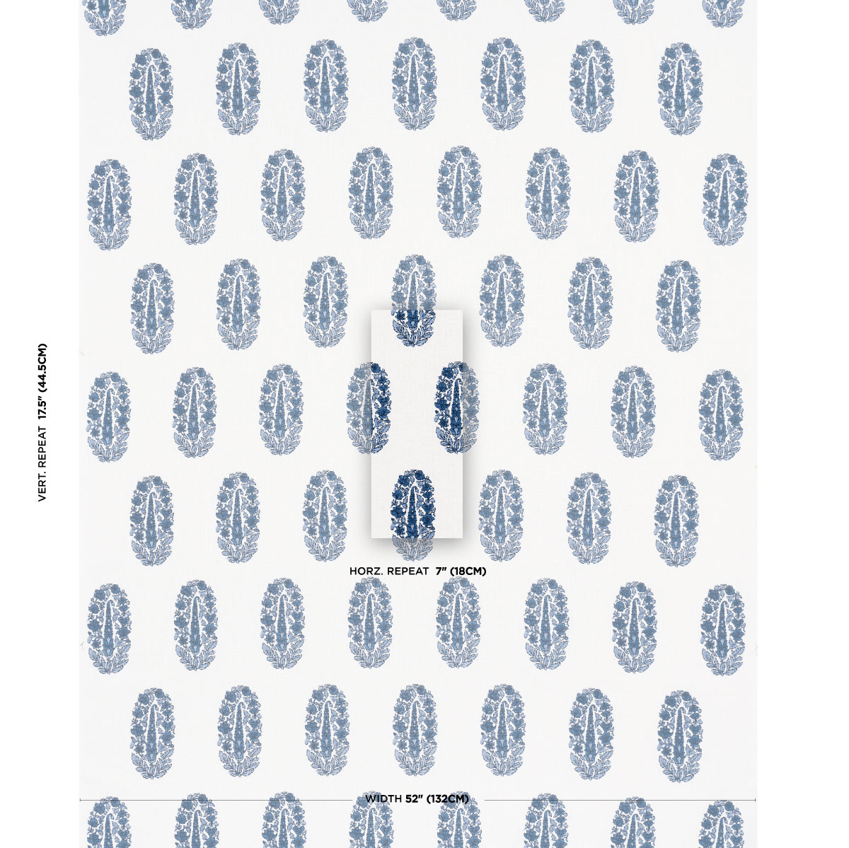ASKANDRA-FLOWER-DELFT-SCHUMACHER-181361 - Schumacher Tela