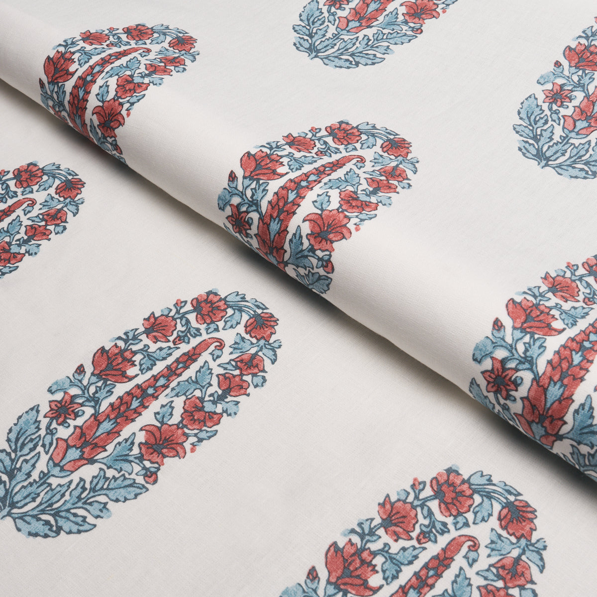 Askandra Flower - Ruby - Schumacher 181364 Fabric - Schumacher Fabric