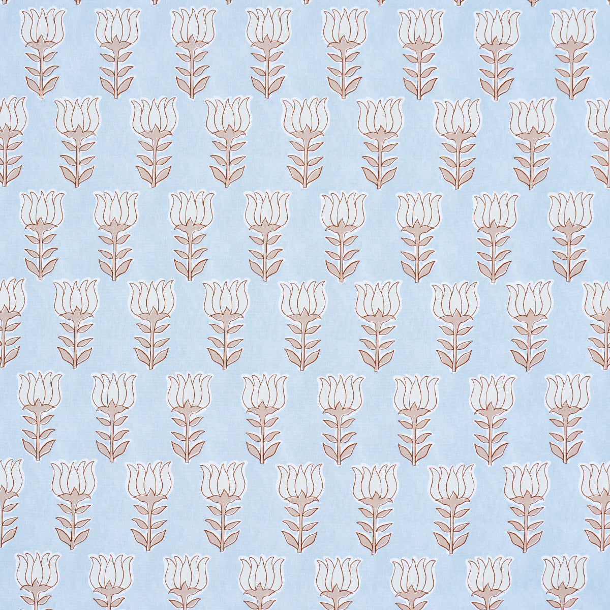 MIA-TULIP-SKY-SAND-SCHUMACHER-181390 - Schumacher Fabric