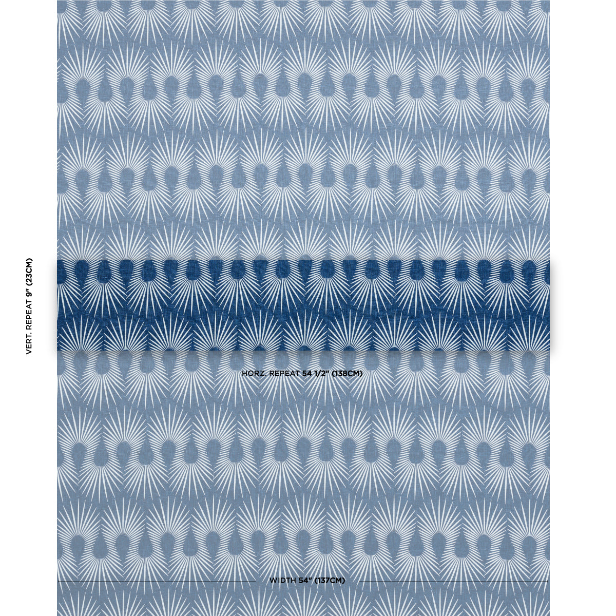 HEDGEHOG-DENIM-WHITE-SCHUMACHER-181450 - Schumacher Fabric